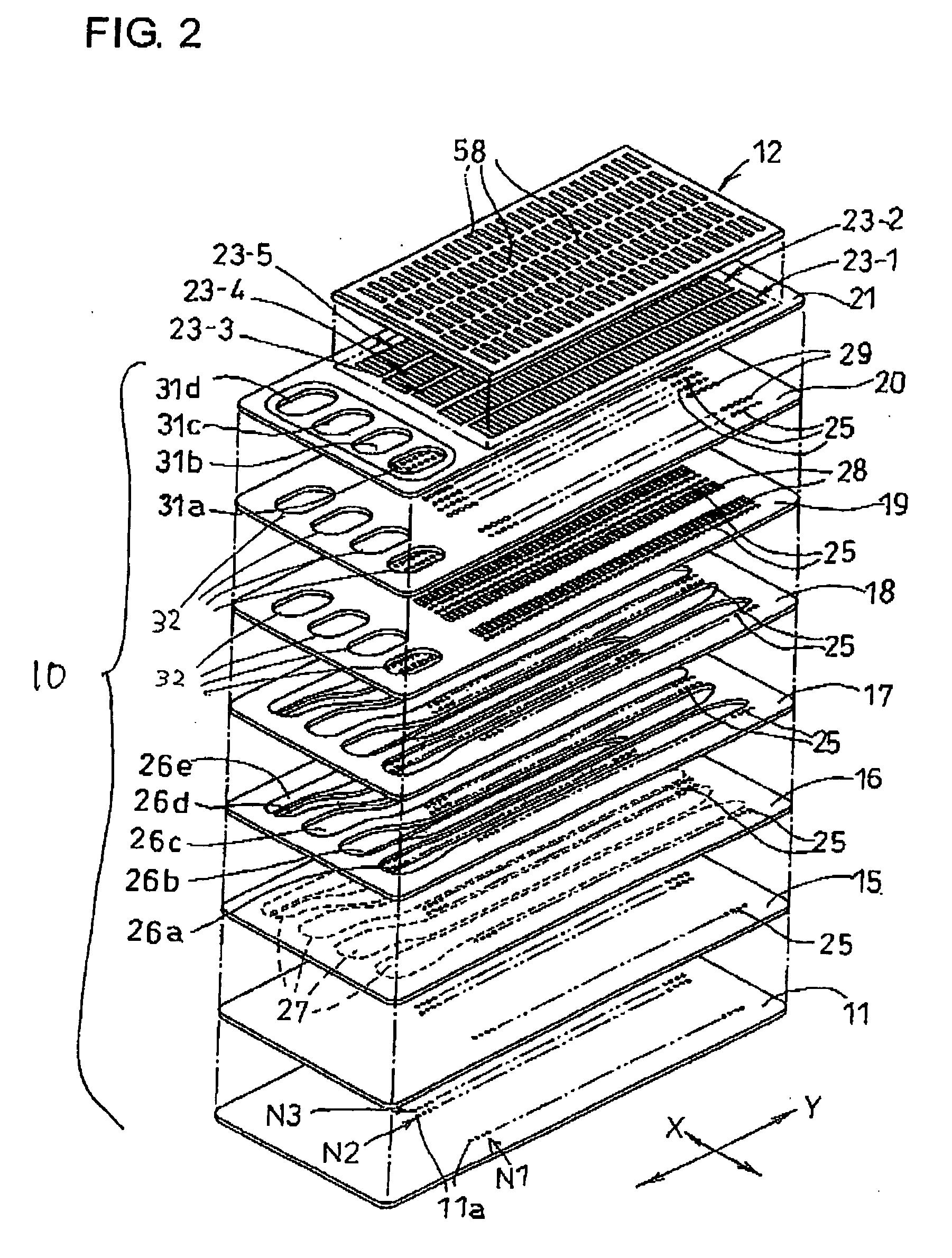 Laminated-type piezoelectric element and inkjet recording head having the same