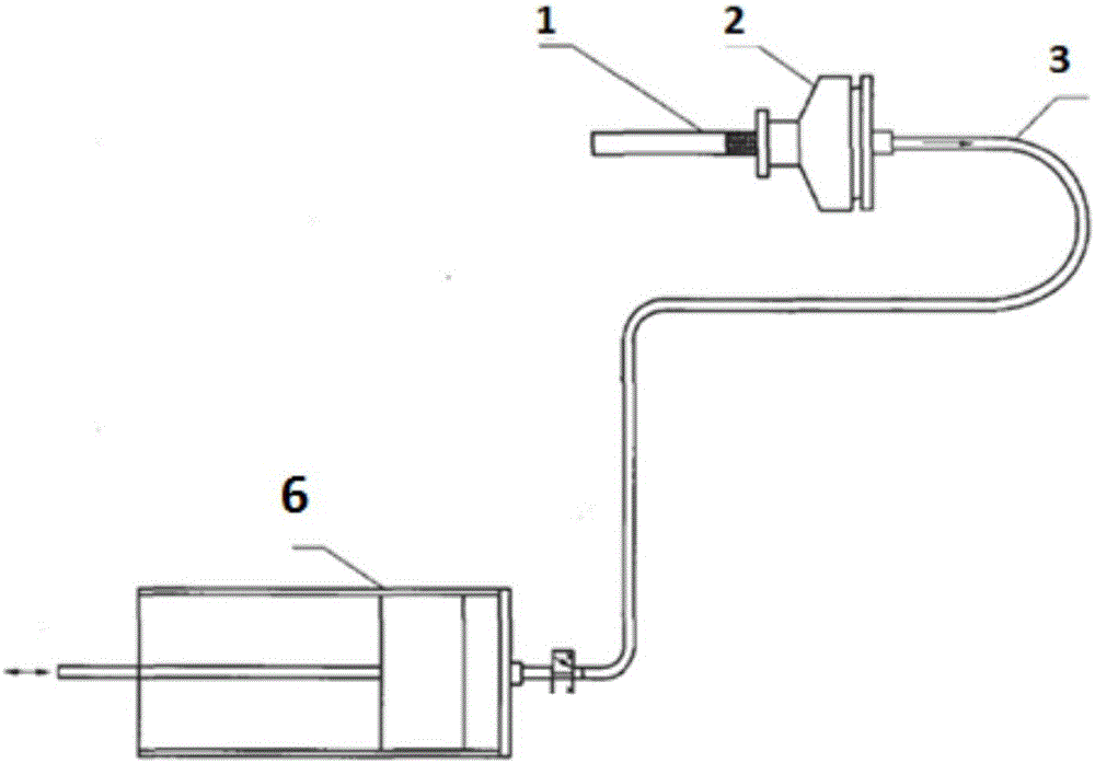 Method for measuring content of HCN (hydrogen cyanide) in main stream smoke of cigarettes