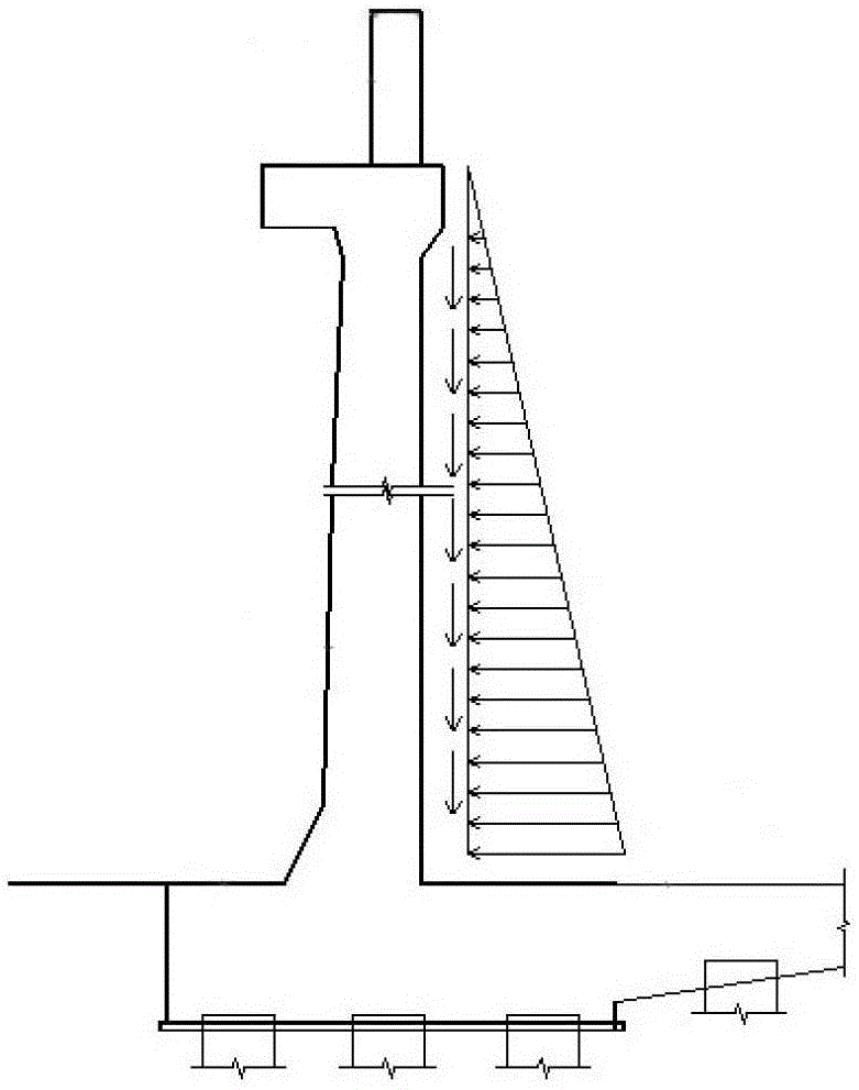 The connection structure and construction method of the coal retaining wall of the round coal bunker and the raft foundation of the coal pile area