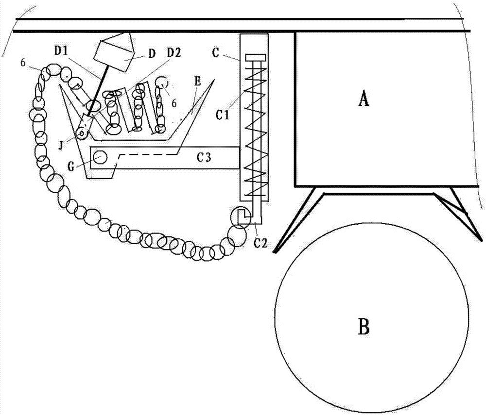 Structure brake device