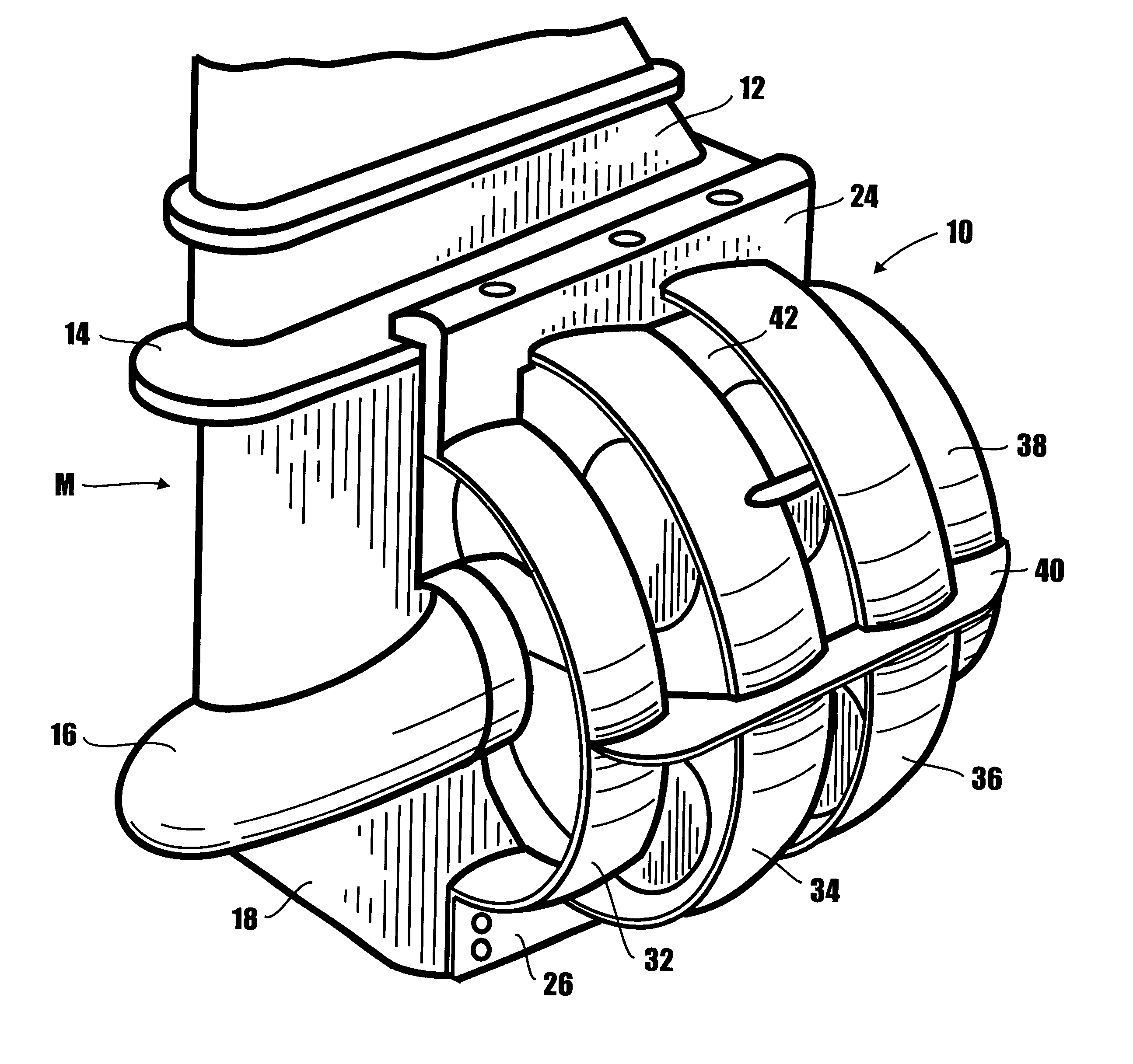 Thrust enhancing propeller guard assembly