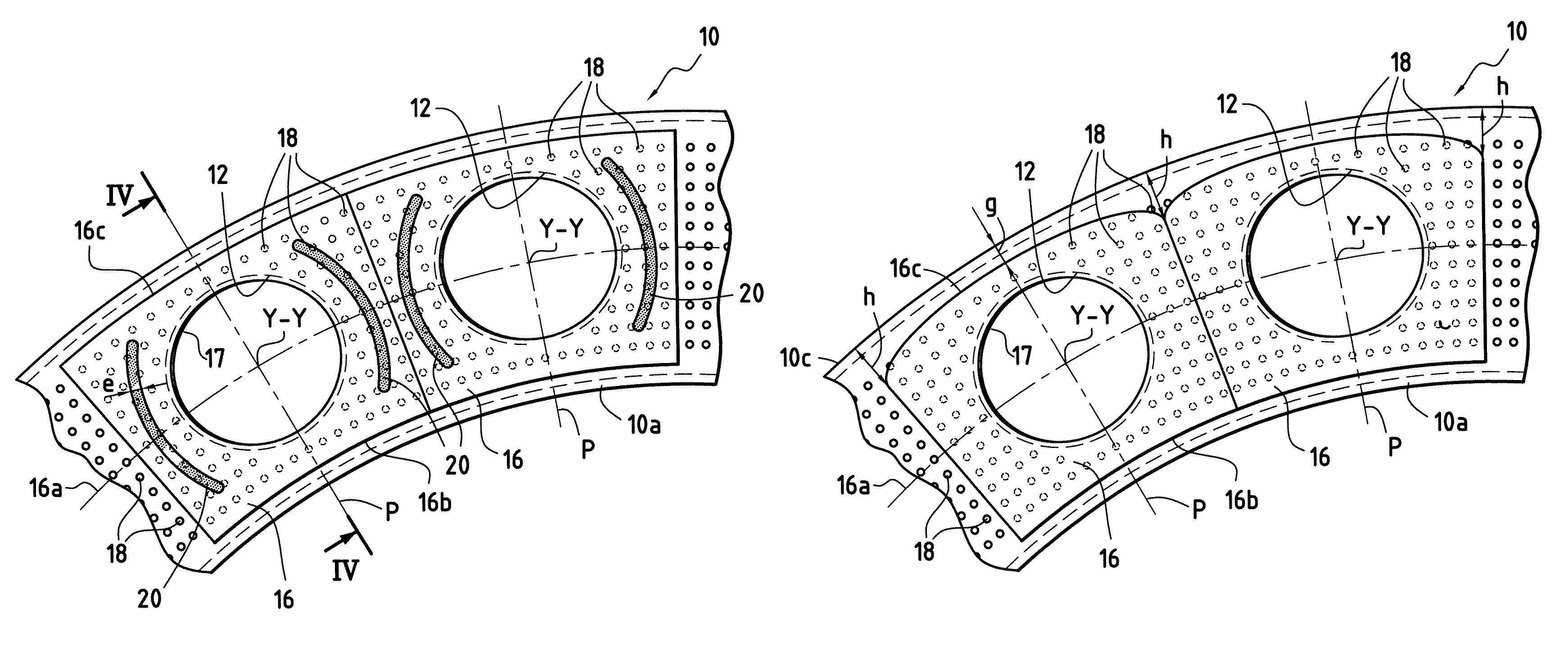Transverse wall of a combustion chamber provided with multi-perforation holes