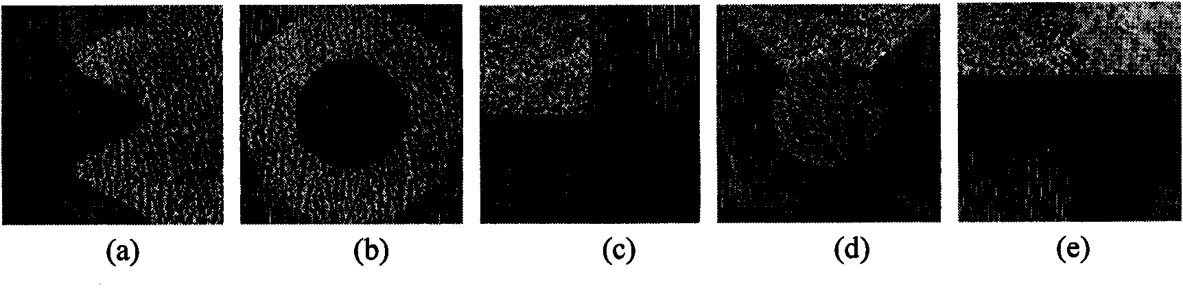 Texture image segmenting method based on reinforced airspace-transform domain statistical model