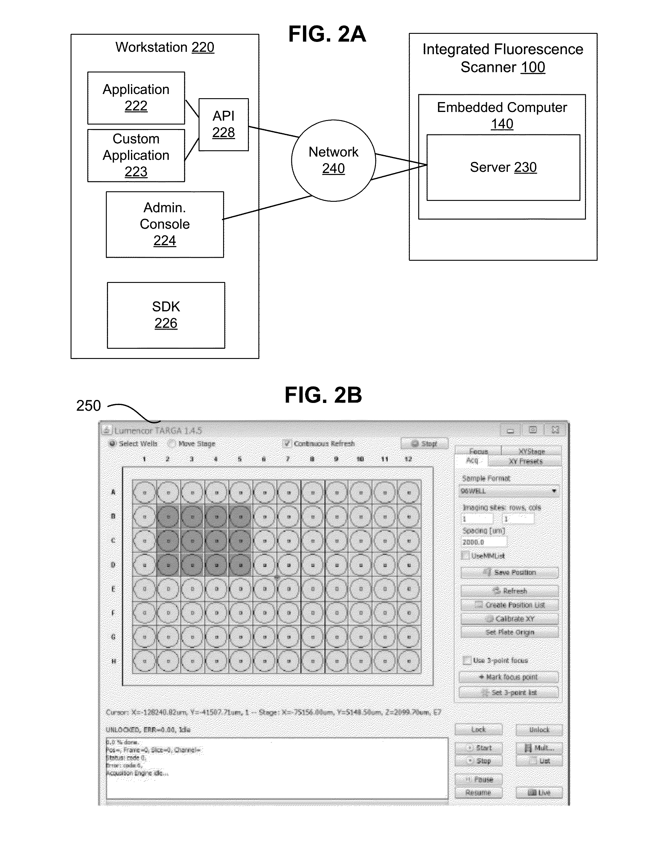 Integrated fluorescence scanning system