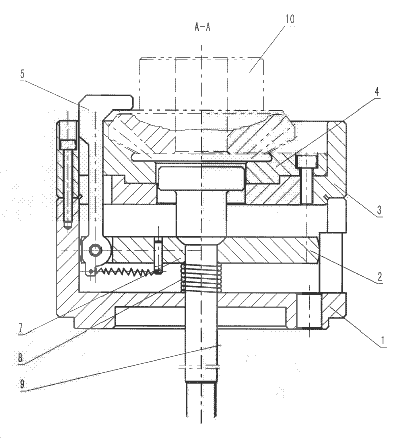 Fixture for positioning and broaching bevel gear tooth surface
