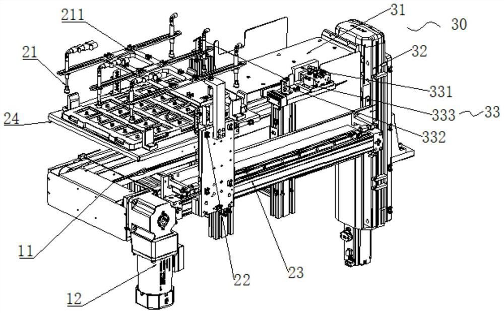 Connecting piece feeding equipment