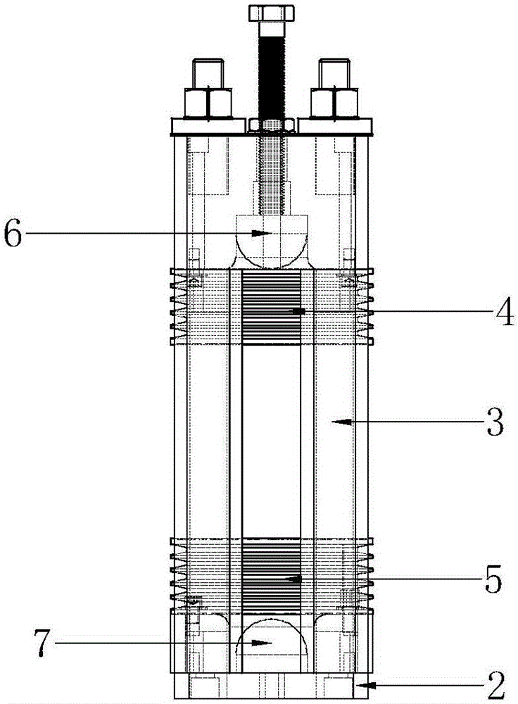 Gear box elastic support component of wind turbine generator set