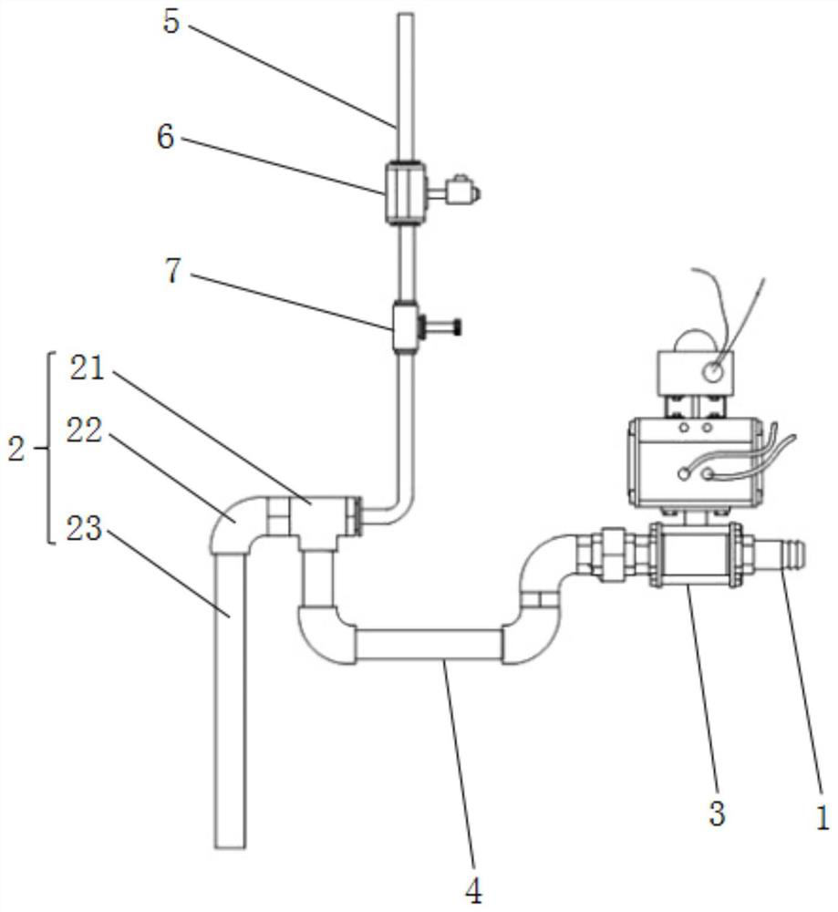 Resin II injection method and device for reducing valve jamming
