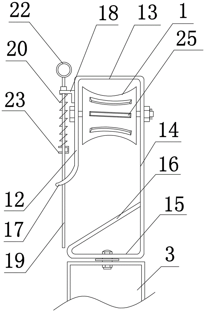 Deicing tackle for power transmitting line
