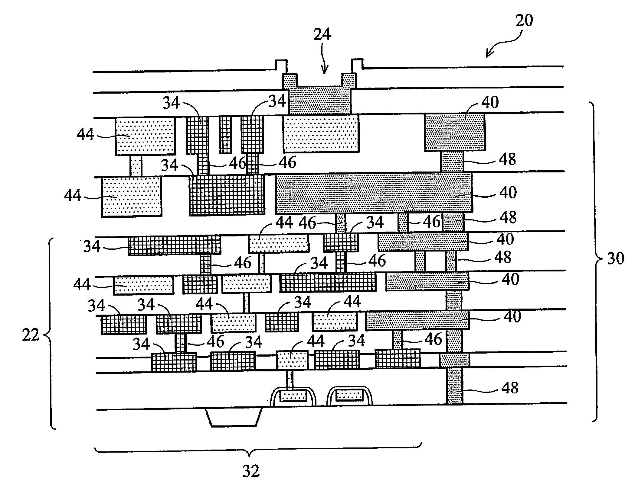 Dummy structures extending from seal ring into active circuit area of integrated circuit chip