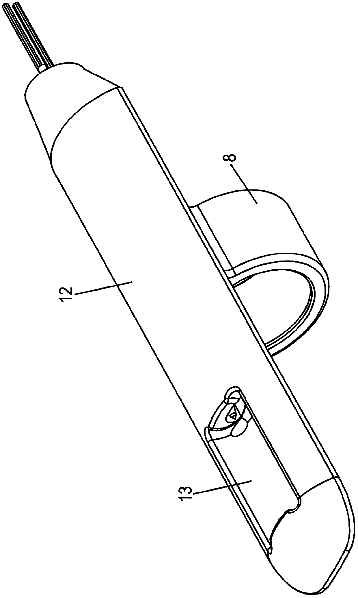 Anti-reflux magnet implantation device under gastroscope