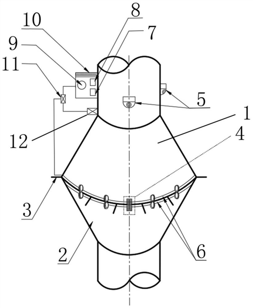 Ice-resistant cone for offshore structure and operation process of ice-resistant cone
