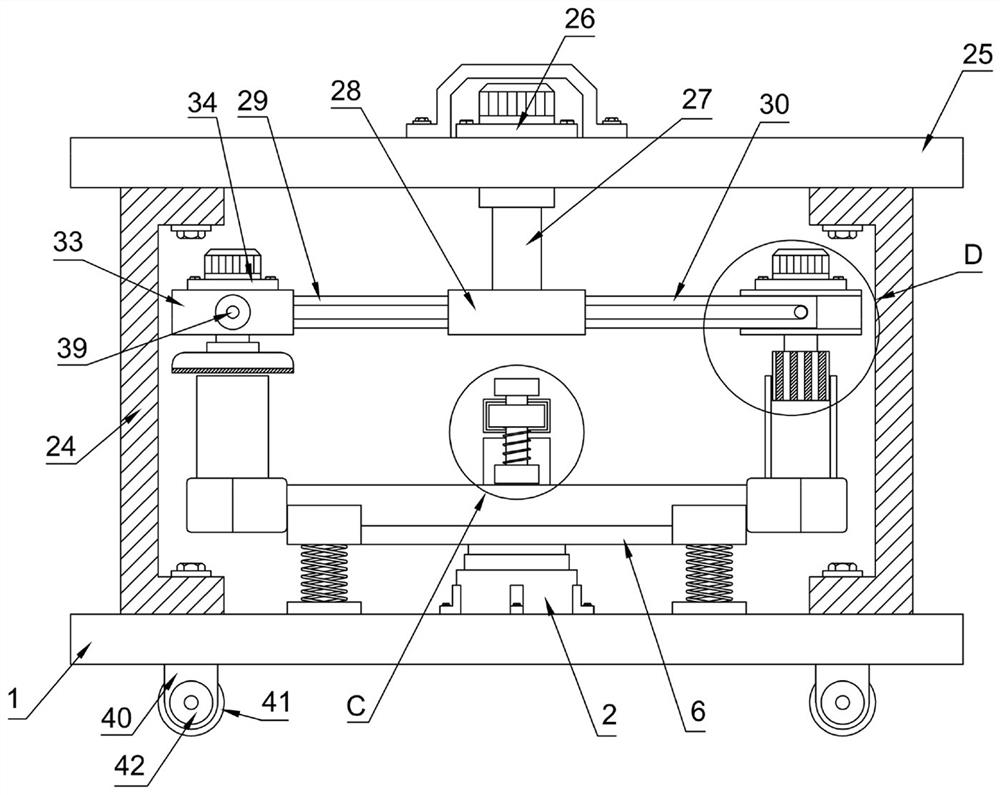 Intercooler ventilation port machining device