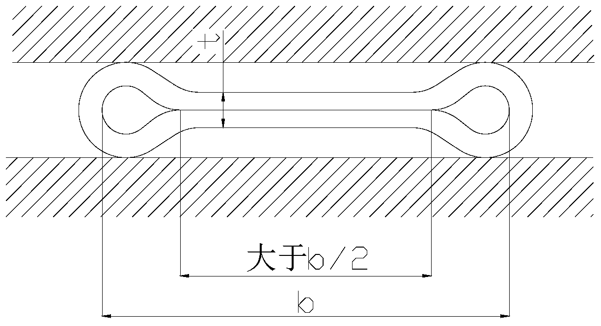 Metal pipe flattening test device