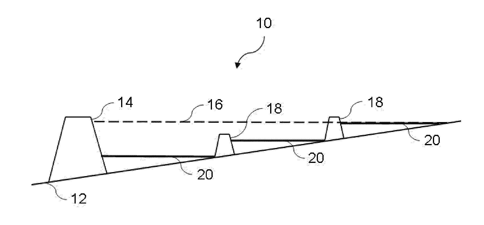 Method for dust control on saline dry lakebeds using minimal water resources