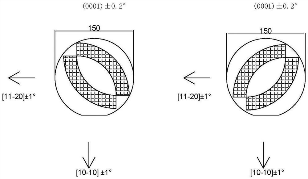 Growth method of large-size silicon carbide seed crystal and growth method of corresponding single crystal