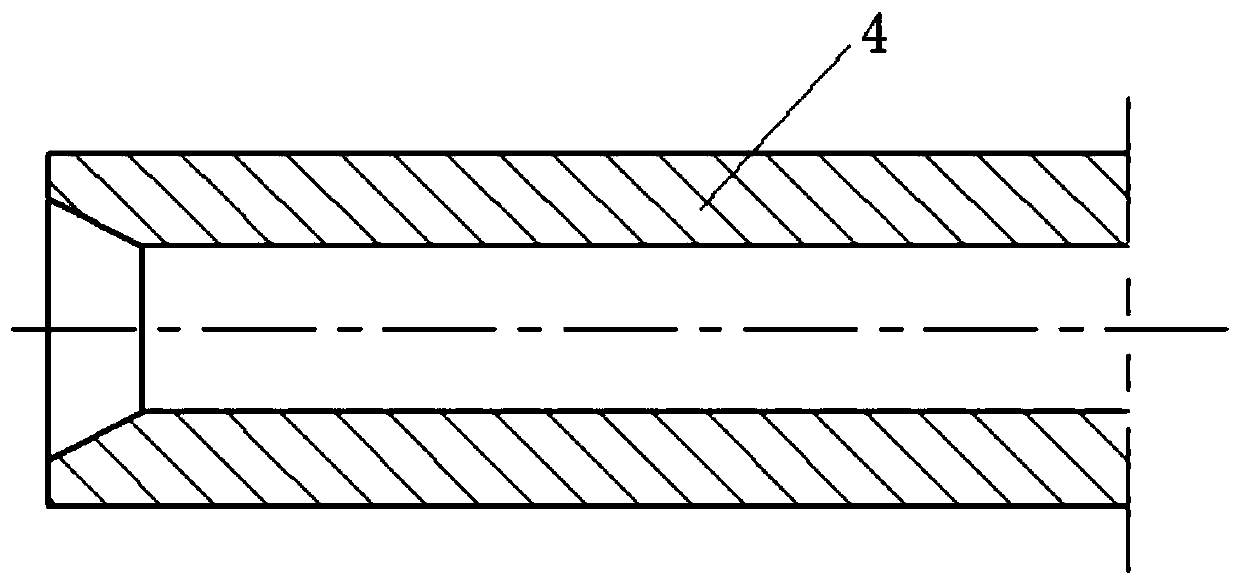 A sound wave temperature measuring sound emitting device and receiving device