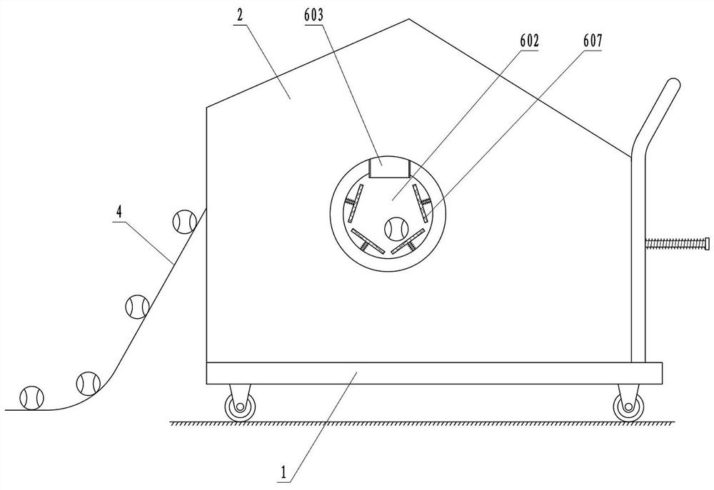 Tennis ball picking and cleaning device