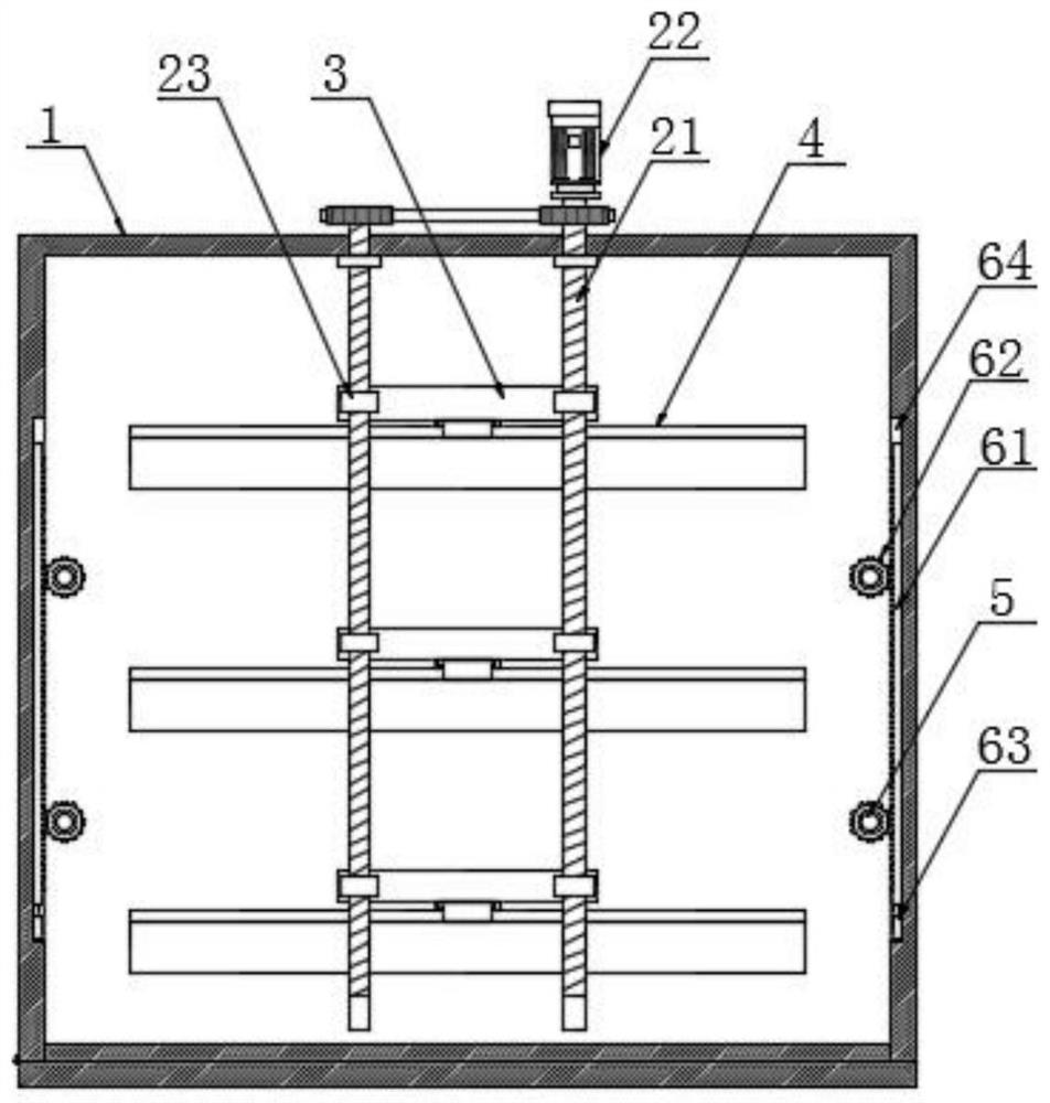 A seedling raising device for forestry planting that is convenient for transplanting