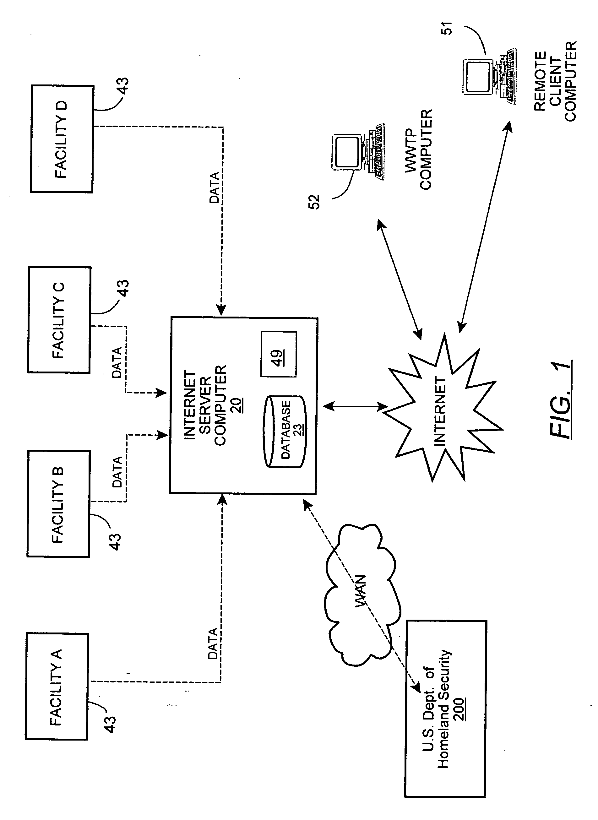 System for monitoring discharges into a waste water collection system