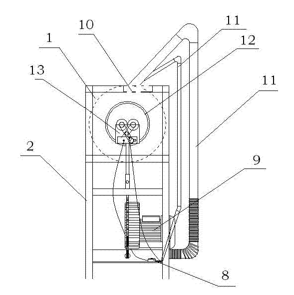 Energy-saving opening-annealing furnace for glass production