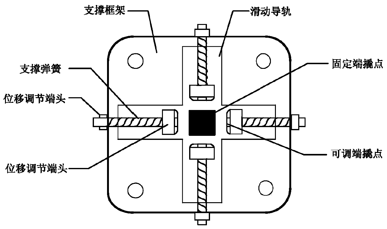 Adjustable assembling and disassembling tool for pin protection device of QFP encapsulated integrated circuit