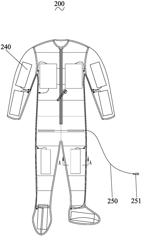 Electrical heating dry diving suit