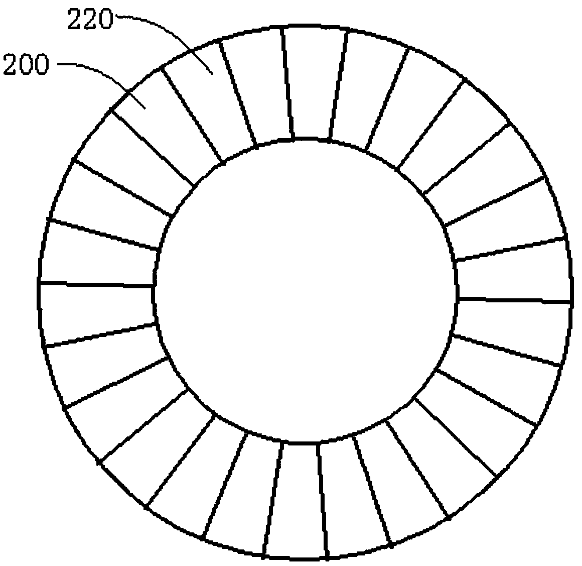 Axial tapered magnetic gear