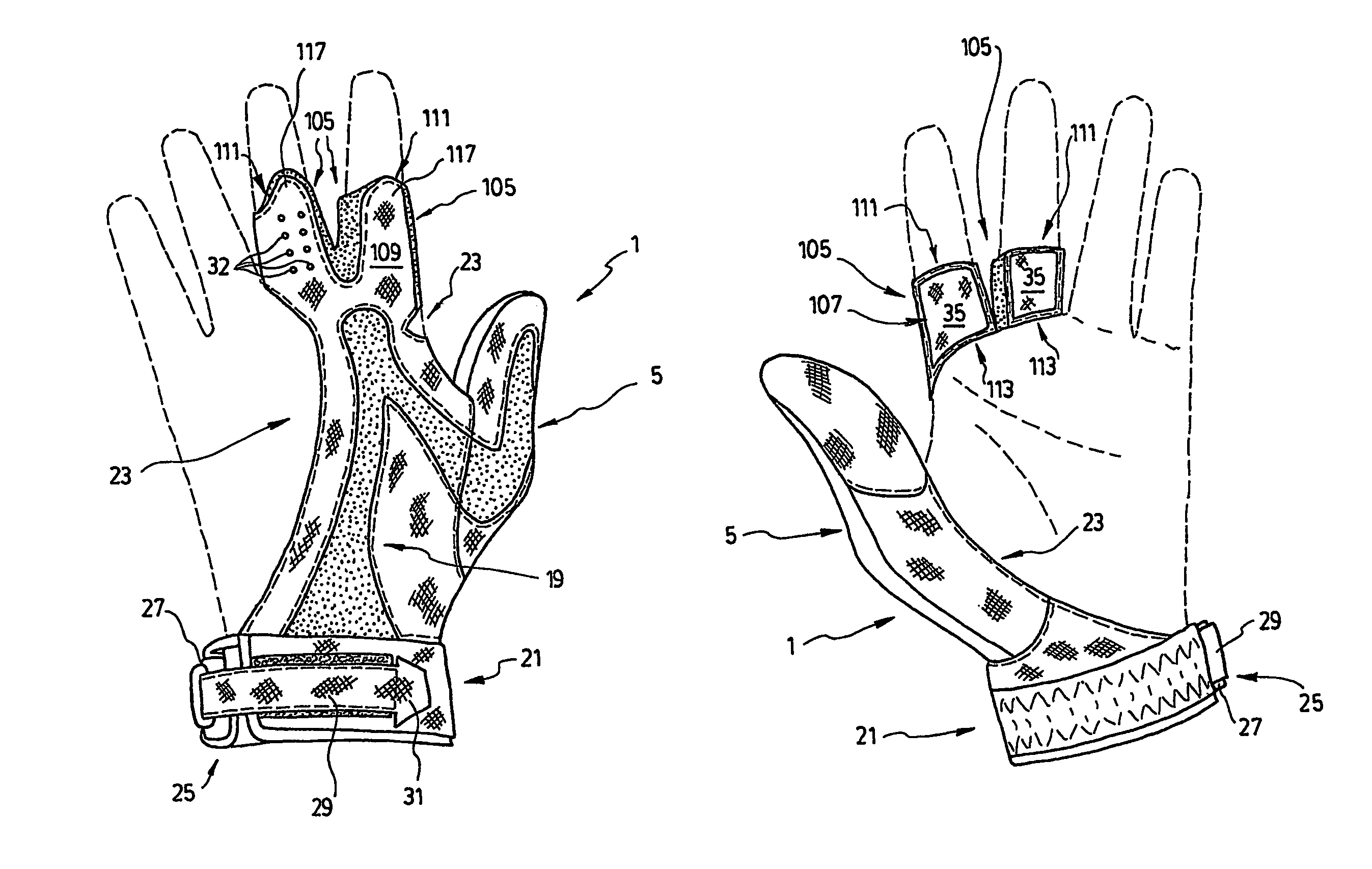 Finger protecting device and method for protecting at least one finger