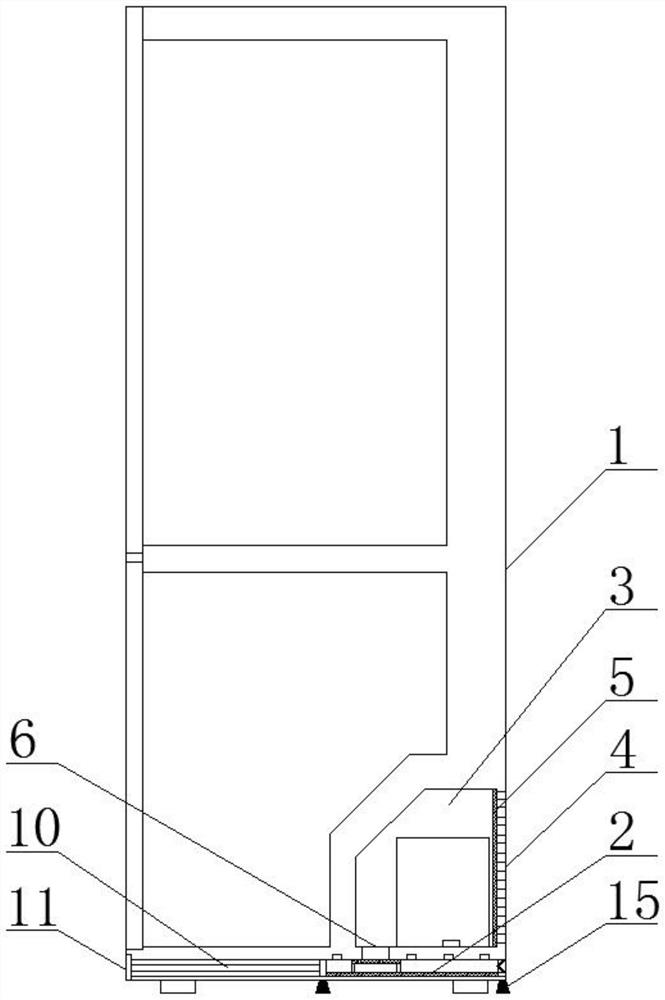 A kind of refrigerator with insect-proof net