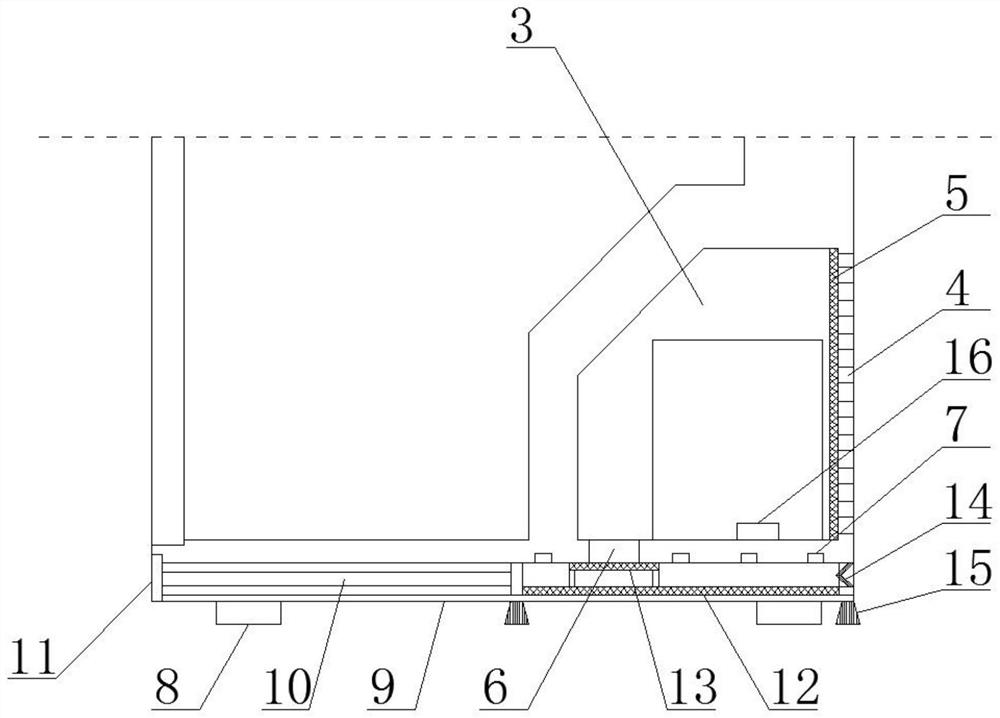 A kind of refrigerator with insect-proof net