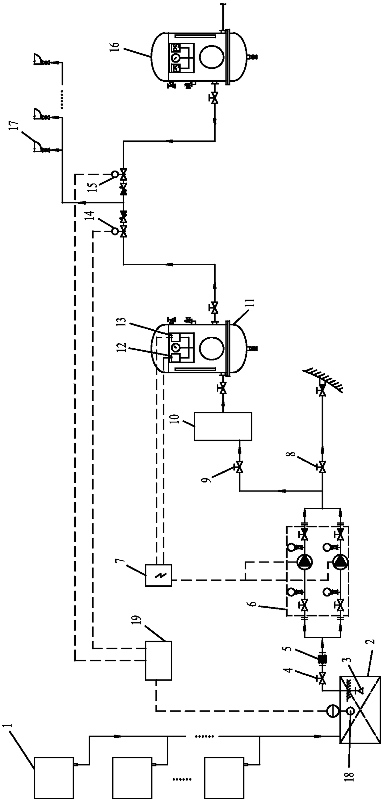Ship sanitary system by utilizing air-conditioning condensed water
