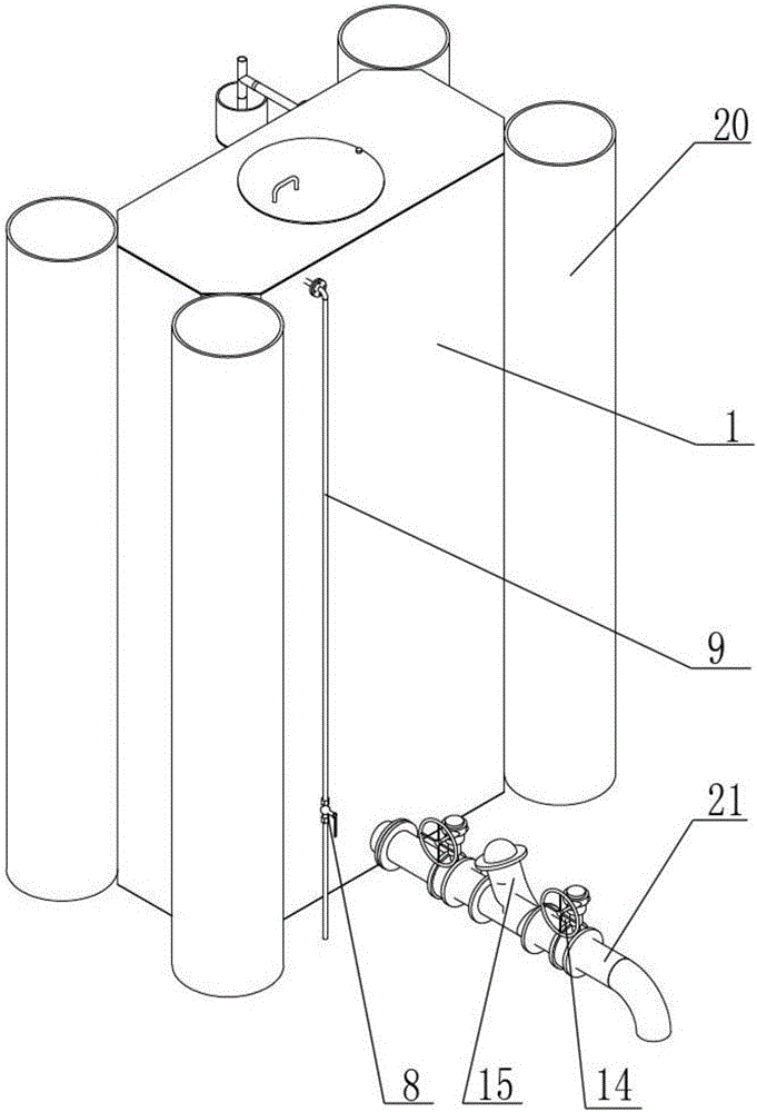 Accident safety method and system for water supply