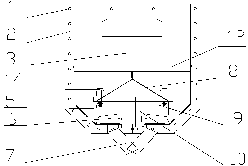 Paddle cycle material-transporting feeding machine for livestock and poultry raising