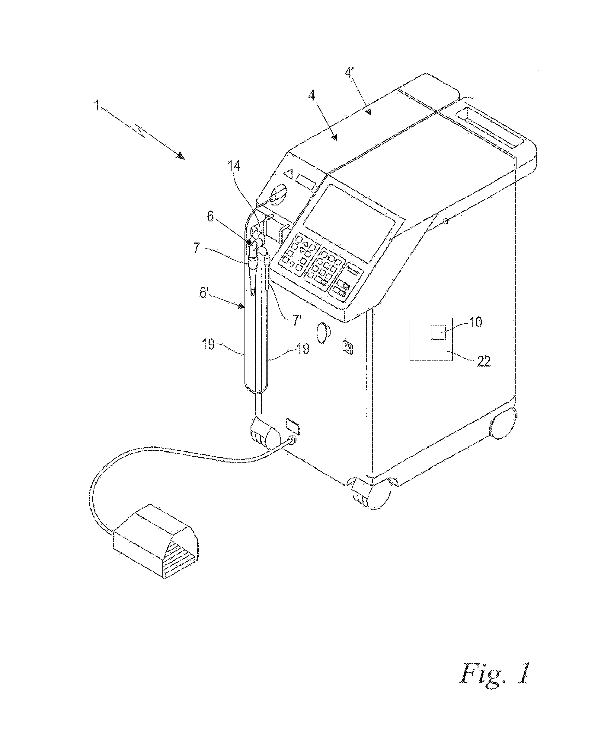 Laser system and method for operating the laser system