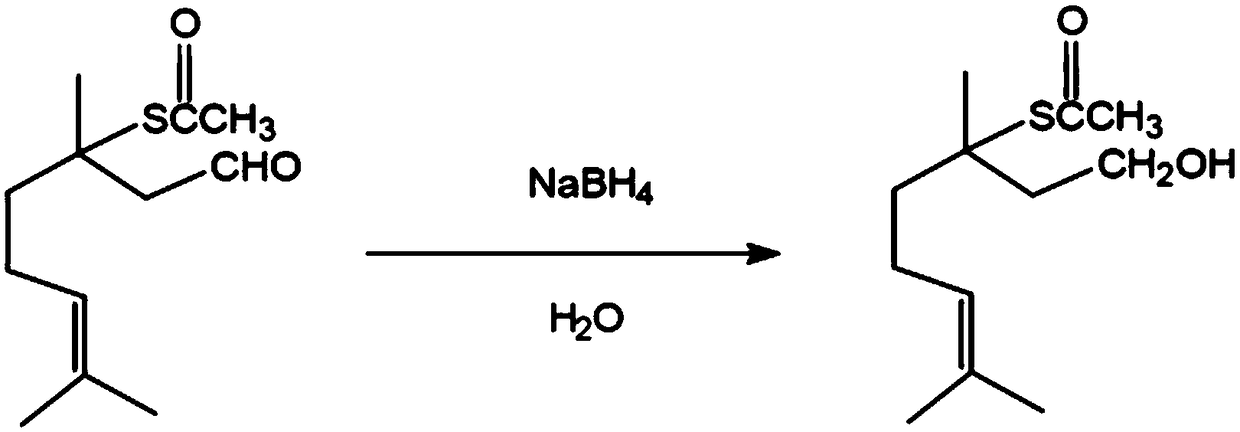 Preparation method of 3,7-dimethyl-3-acetylthio-6-octenol