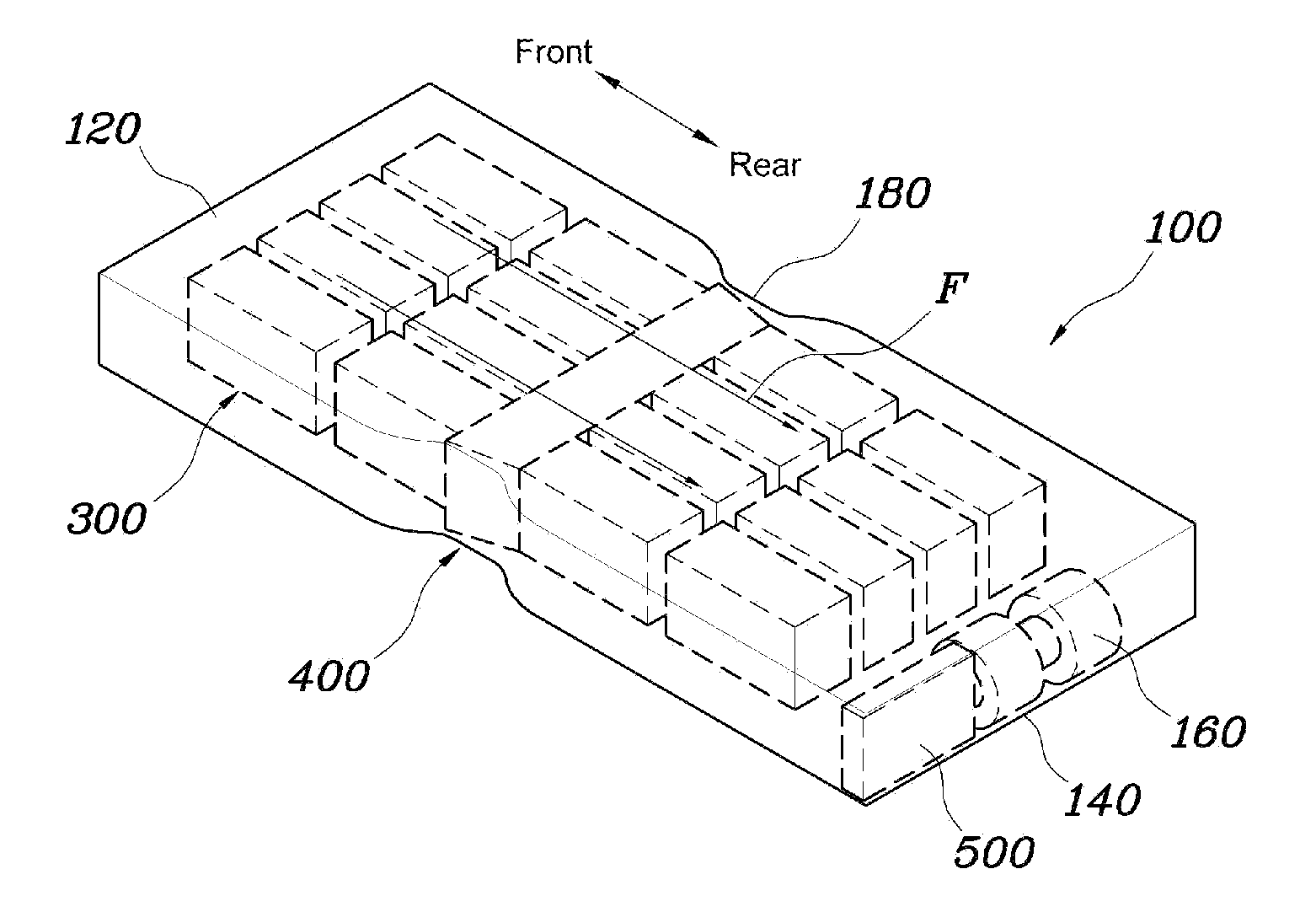 Battery assembly for vehicle and vehicle having the same