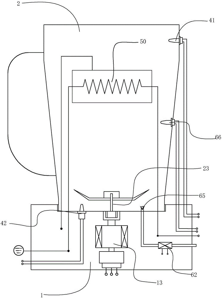 Embedded multifunctional food processor