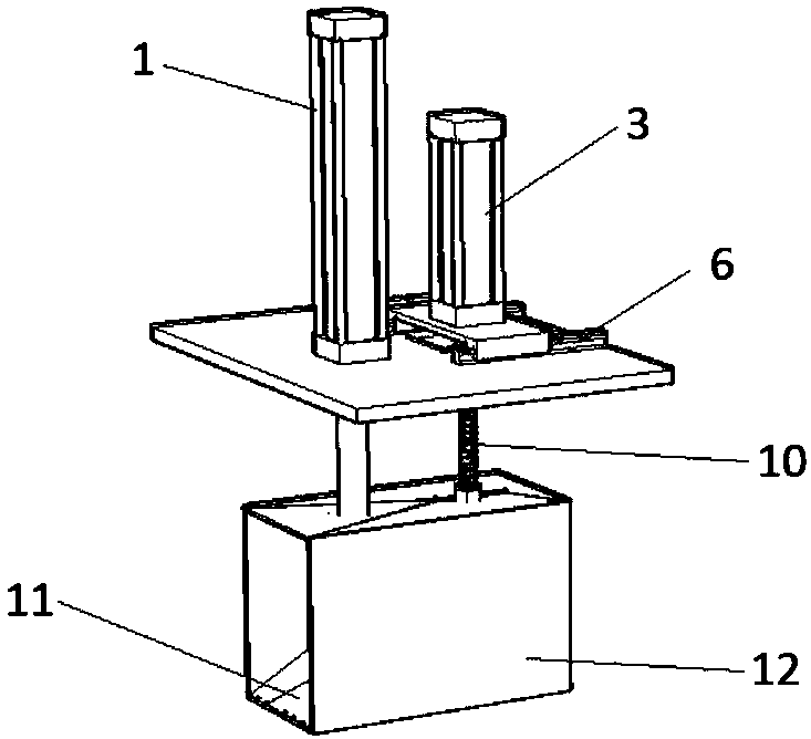 Rolling stone release device and test method for indoor test