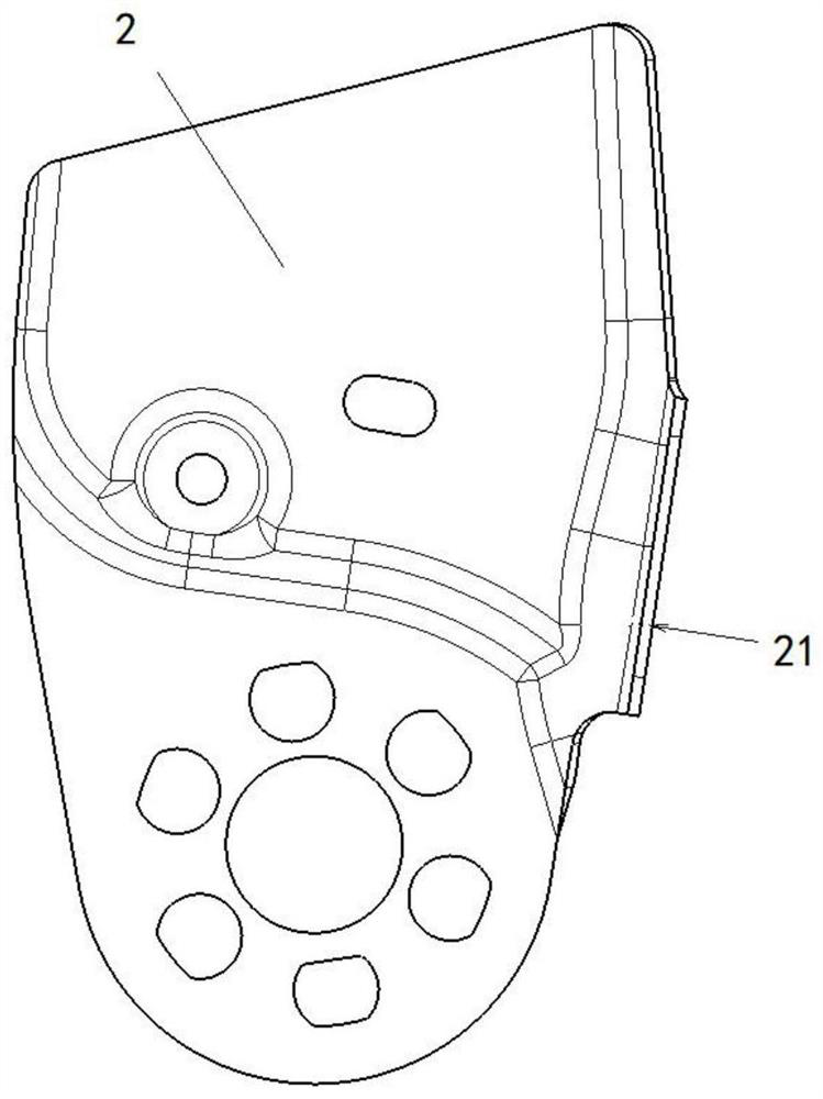 Device for adjusting strength of automobile seat backrest framework, automobile seat and method