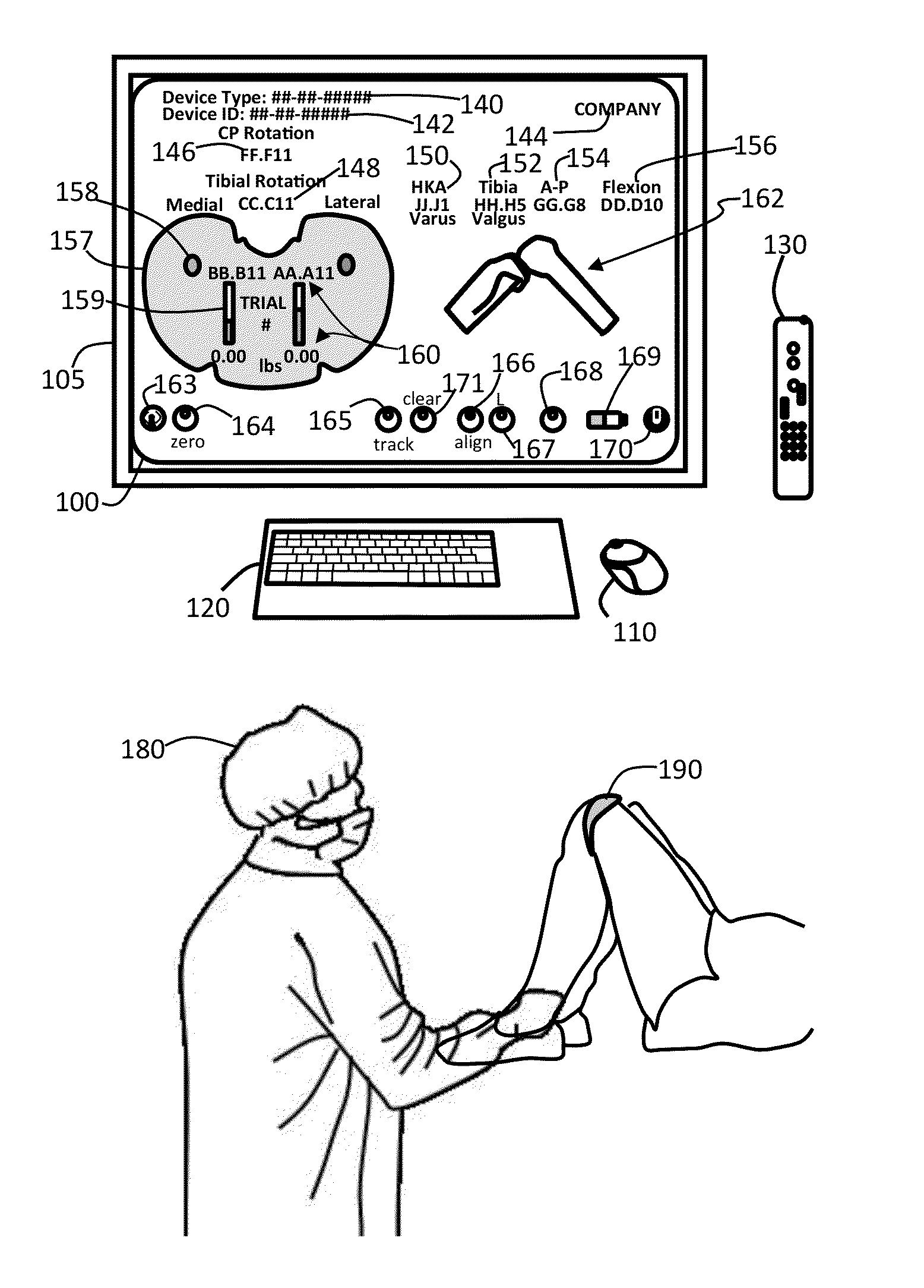 Reference position tool for the muscular-skeletal system and method therefor