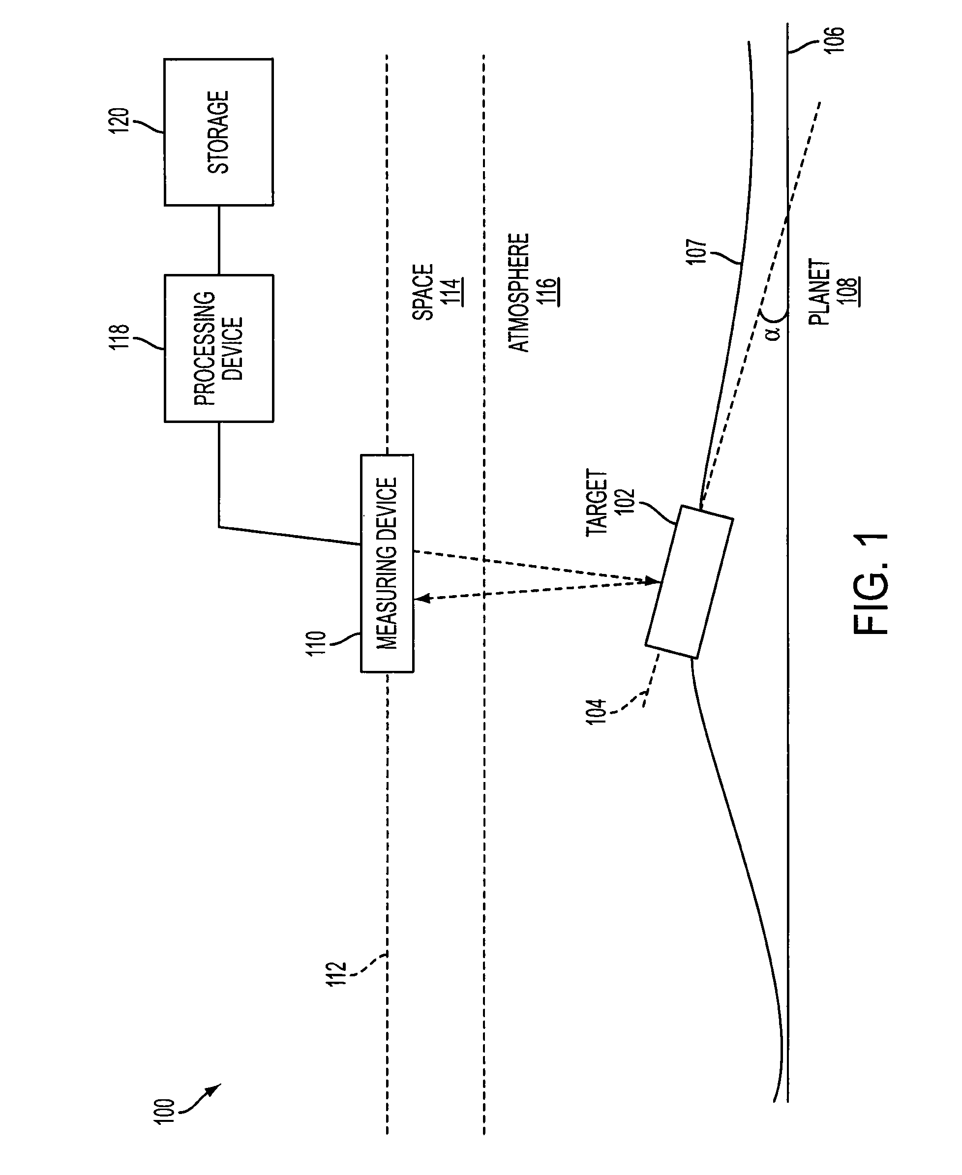 System and method for locating targets using measurements from a space based radar