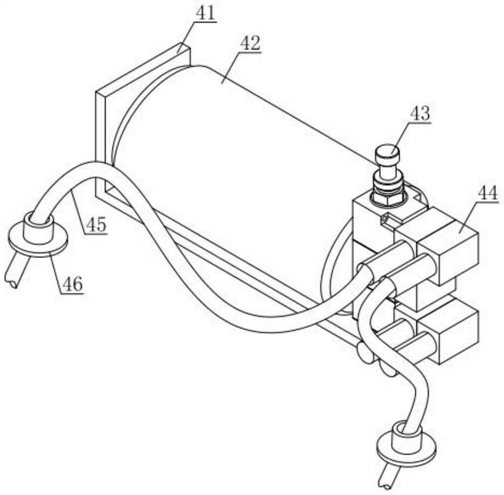 Cooling device capable of achieving uniform jet flow for hot-rolled coiled plate and method of cooling device