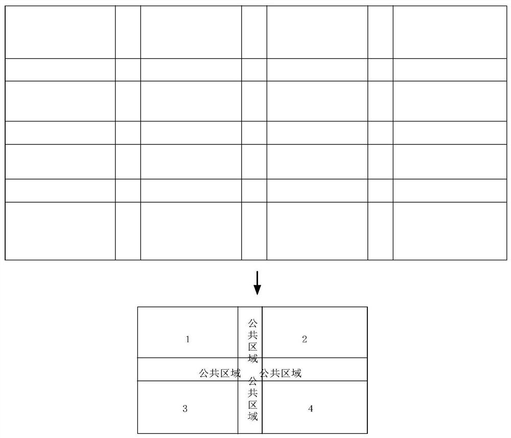 A seamless splicing correction method and device for an LED display