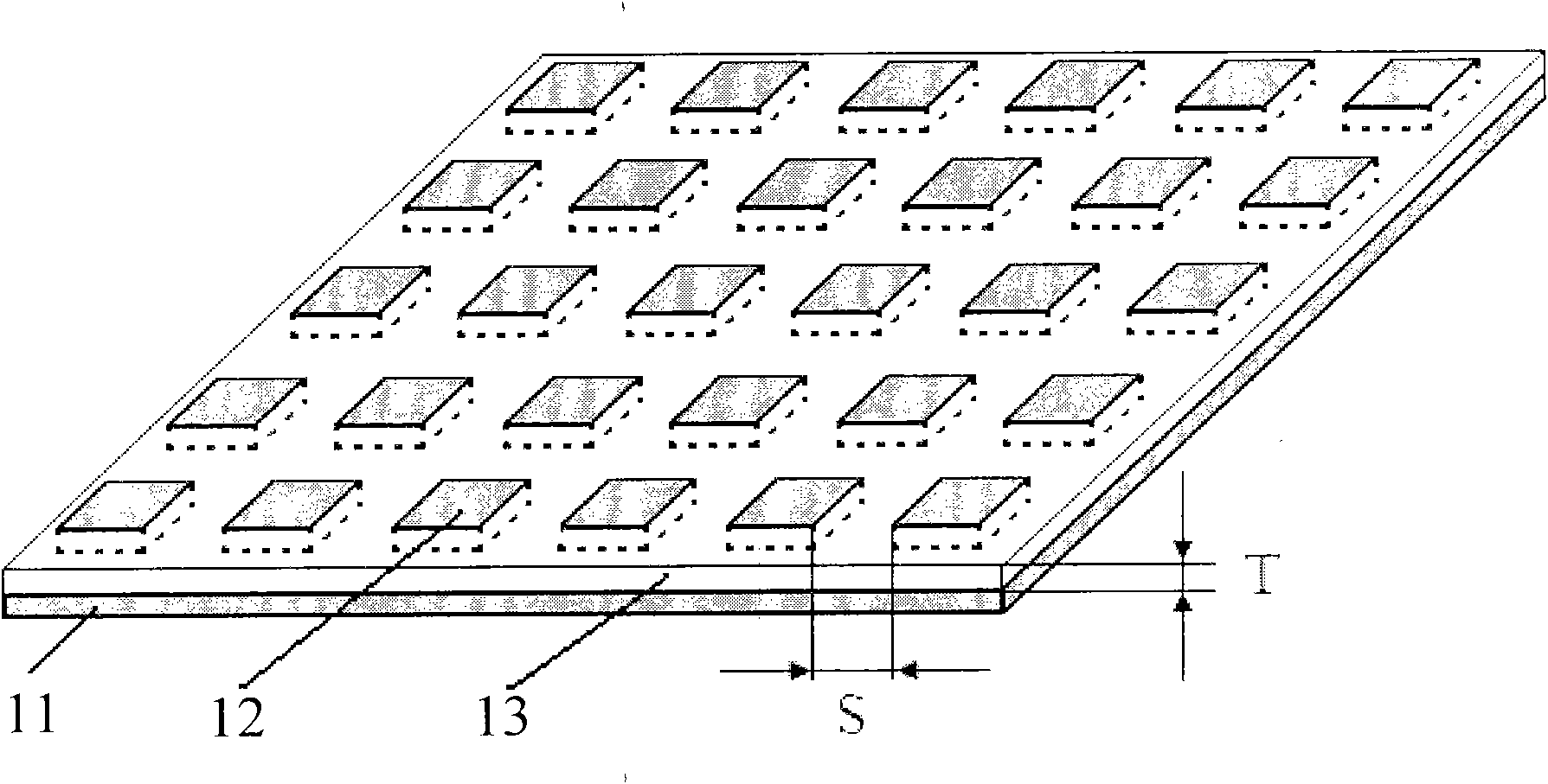 Flexible conducting material substrate and implementing method thereof