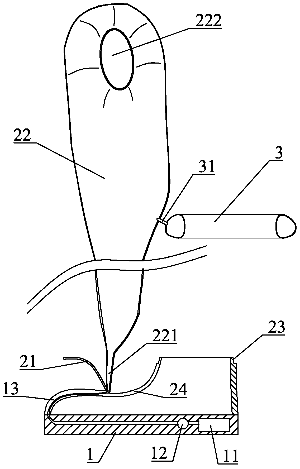 Improved air bag lifesaving shoe