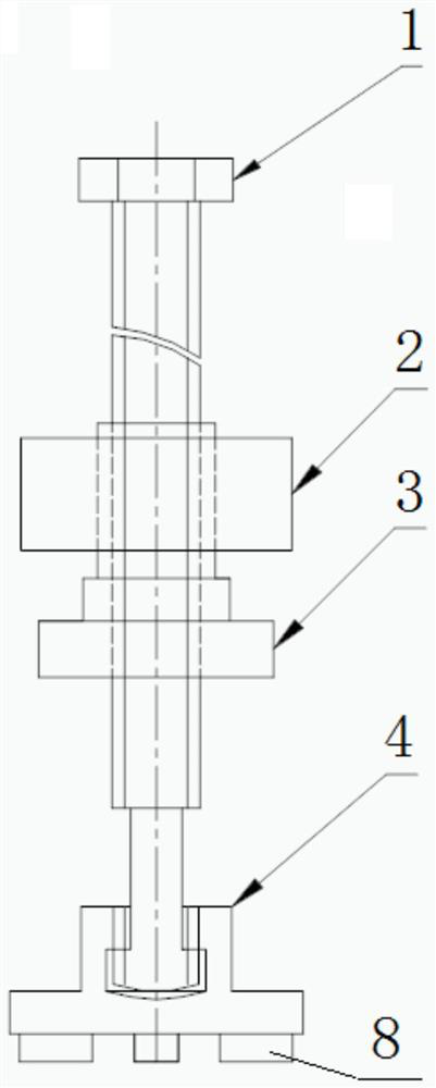 Anti-slip type high temperature sensor pressurized installation device