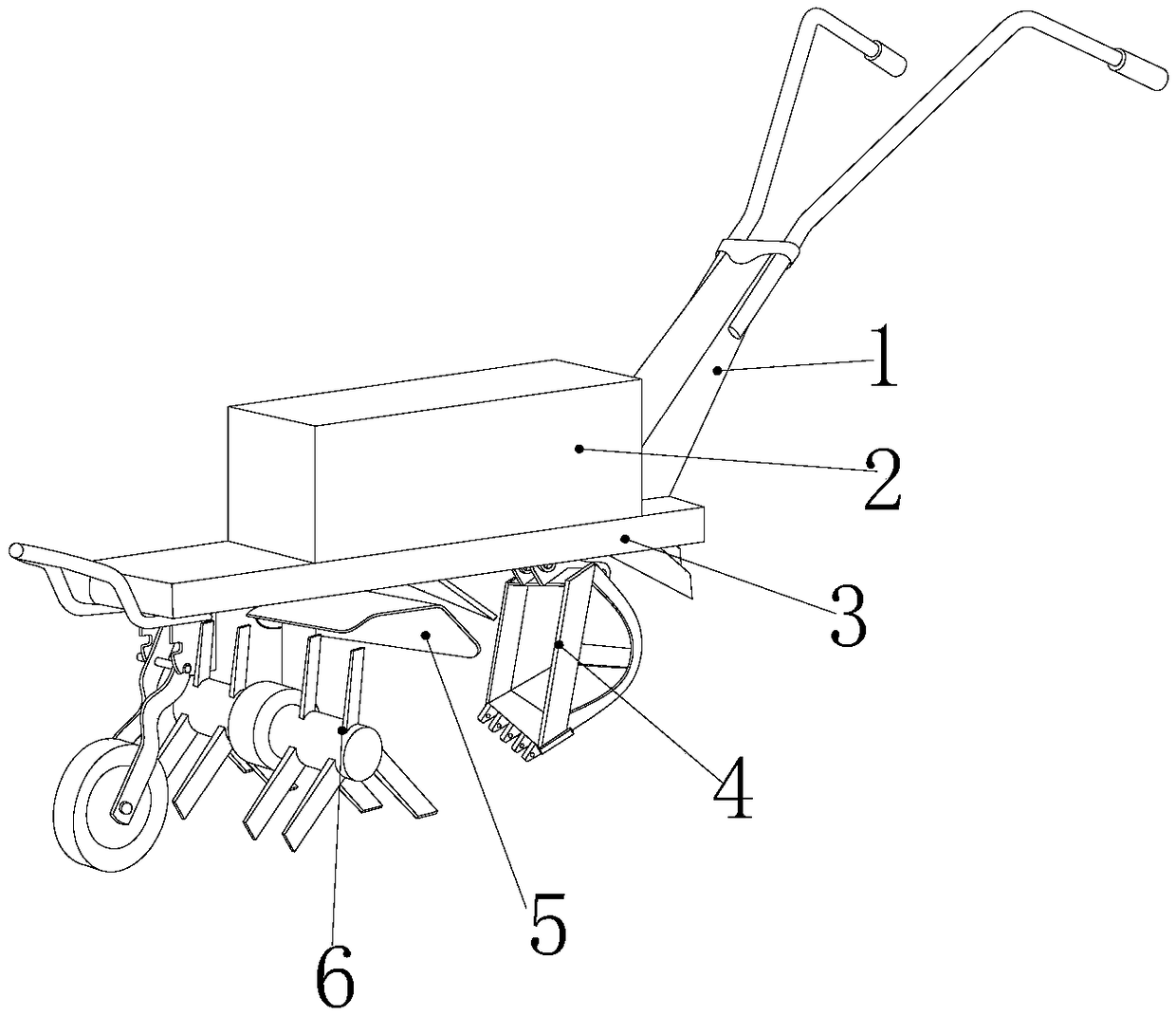 High-strength management machine for garden greening