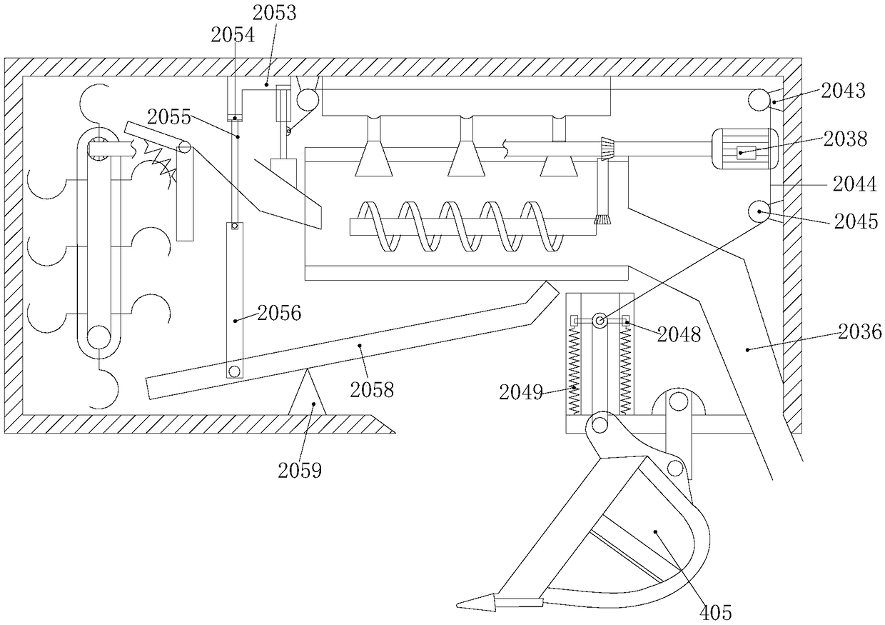 High-strength management machine for garden greening