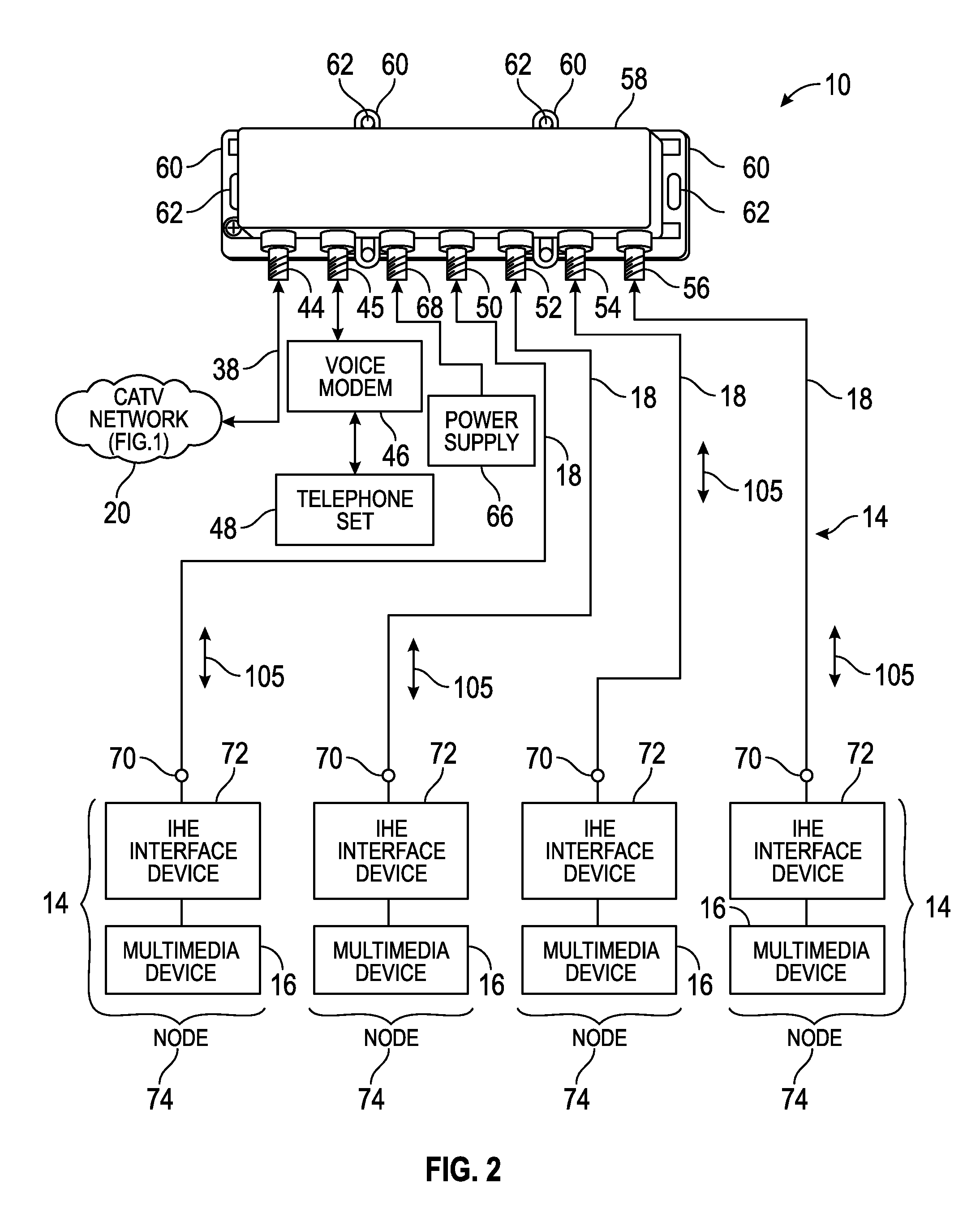 CATV Entry Adapter and Method for Distributing CATV and In-Home Entertainment Signals
